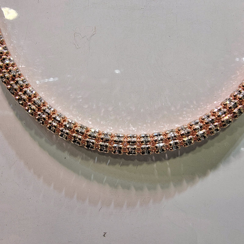 10k Rose Gold 4.5mm Icy Chain