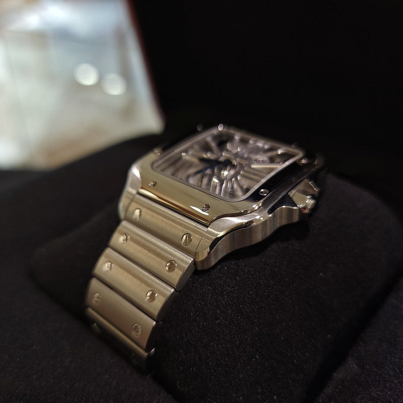 40mm Skeleton Santos De Cartier