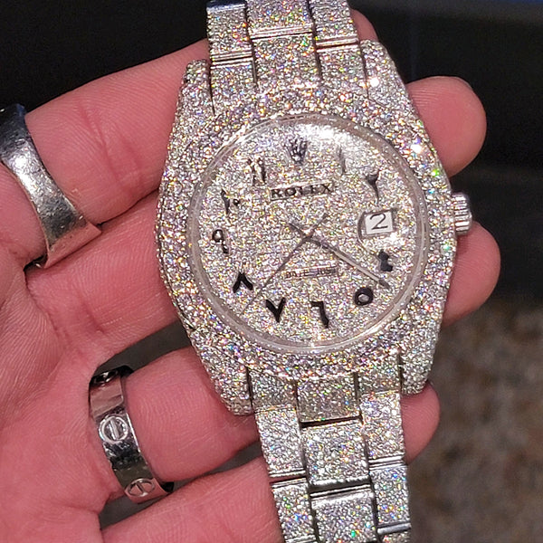 41mm VS Diamonds Fully Iced Rolex Datejust