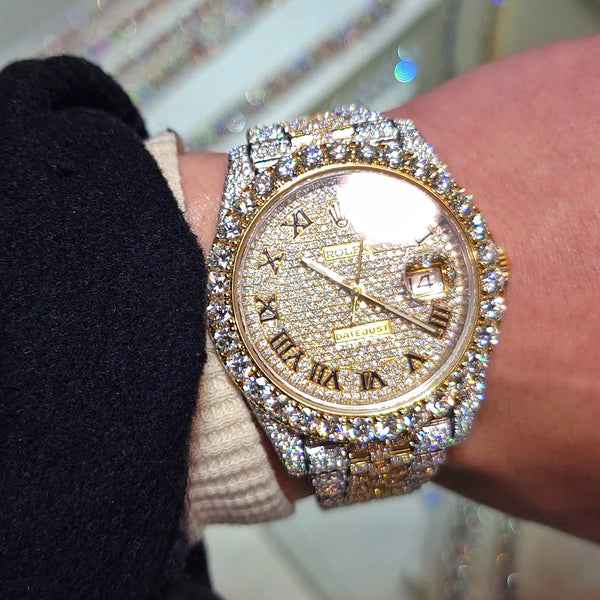 41mm VVS Diamonds Fully Iced 2-Tone Rolex Datejust