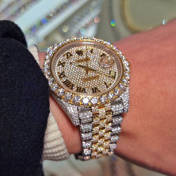 41mm VVS Diamonds Fully Iced 2-Tone Rolex Datejust